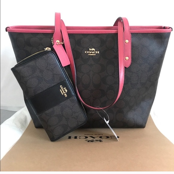 Coach Handbags - 🌷coach city zip tote set/shoulder bag & wallet